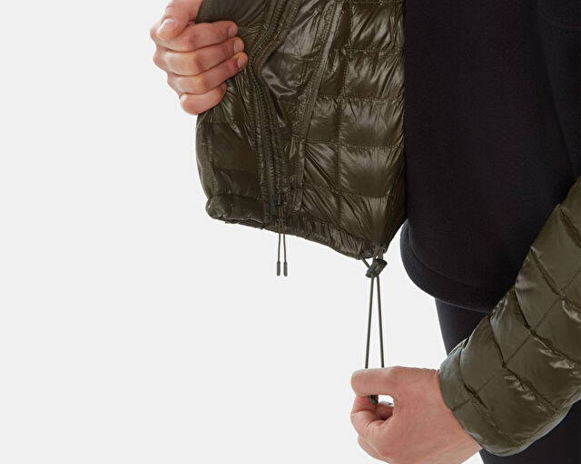 The North Face North Face Yeşil Kadın Montu Nf0A3Ygn21L1 W Eco Tball Hdie görsel 8