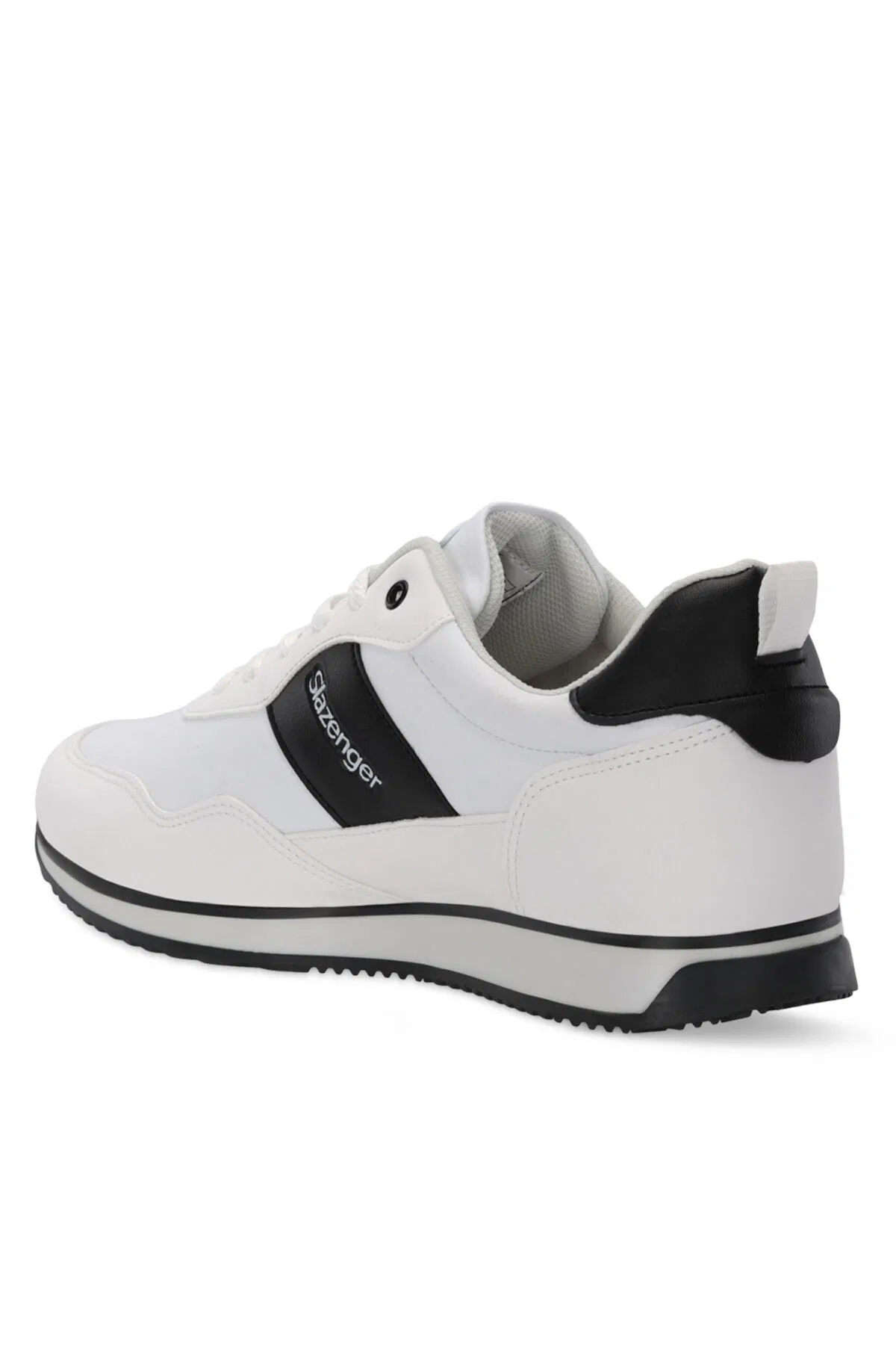 SLAZENGER ONSET I Erkek Beyaz / Siyah Sneaker görsel 2