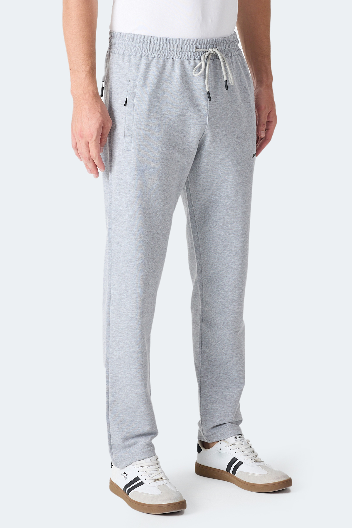 SLAZENGER IMPRINT I Erkek Gri Eşofman Altı görsel 4