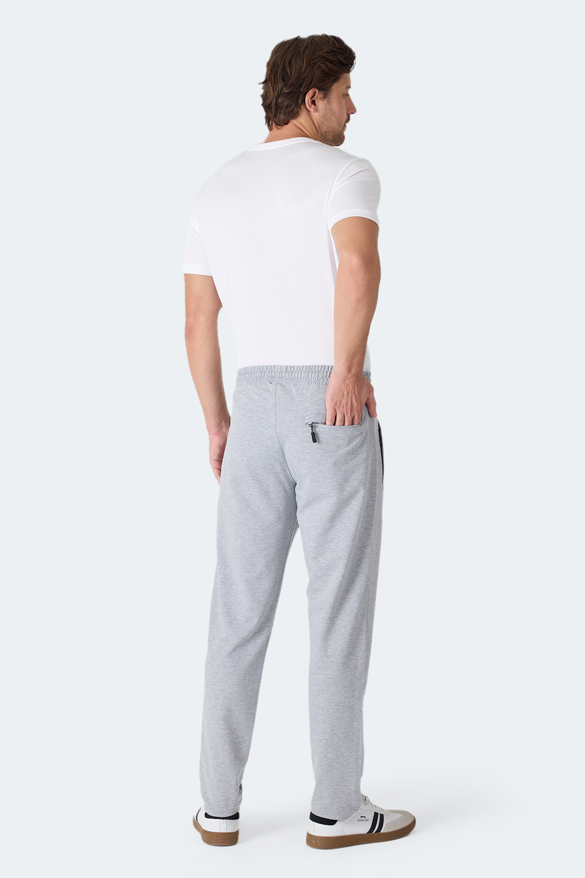 SLAZENGER IMPRINT I Erkek Gri Eşofman Altı görsel 7