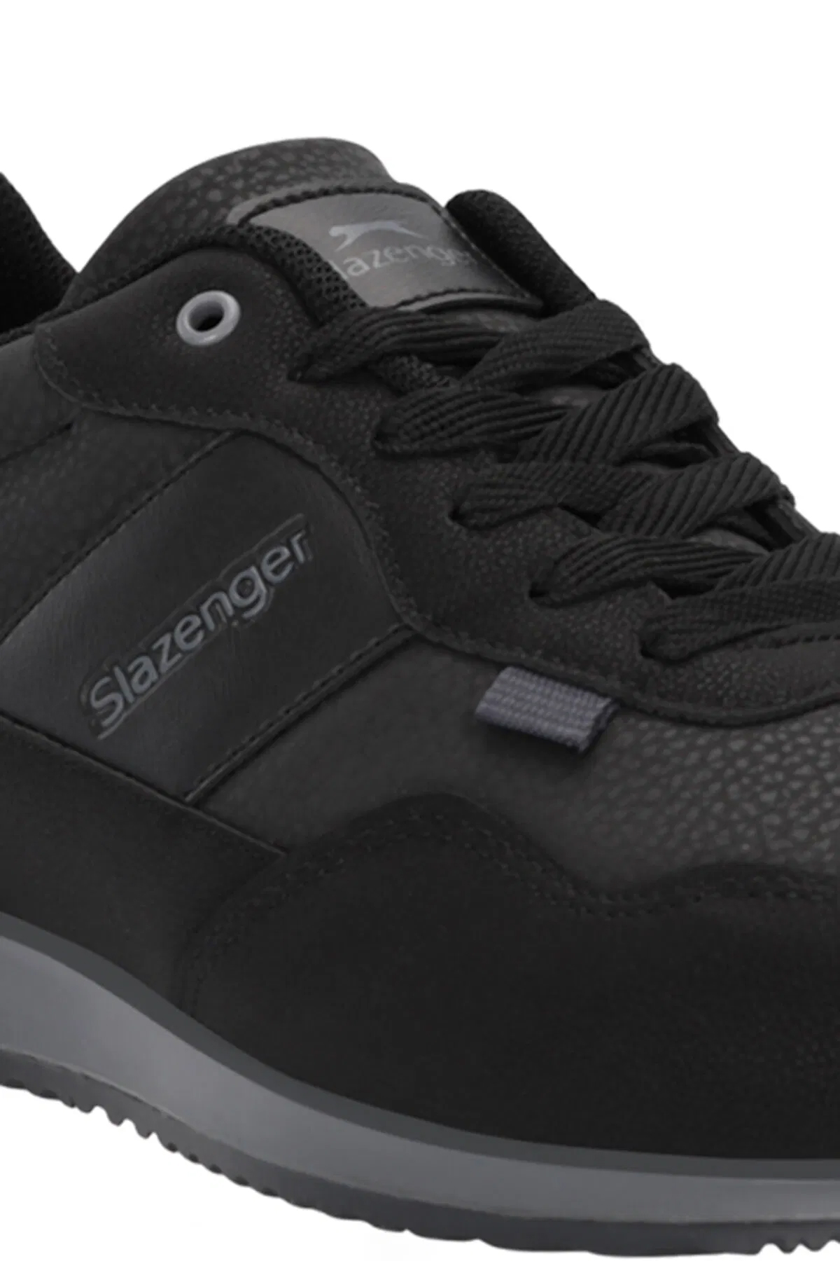 SLAZENGER ONSET I Erkek Siyah / Koyu Gri Sneaker görsel 4