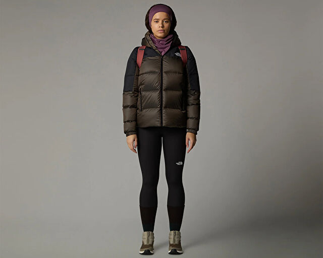 The North Face W Diablo Down 2.0 Kadın Outdoor Montu (700 Dolgu Kaz Tüyü) NF0A898Z0BI1 Kahverengi görsel 3