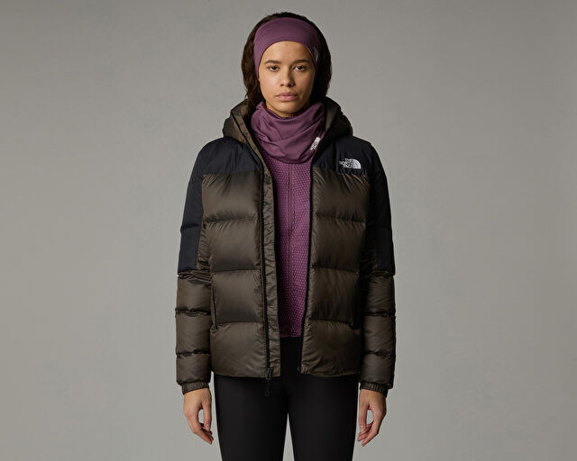 The North Face W Diablo Down 2.0 Kadın Outdoor Montu (700 Dolgu Kaz Tüyü) NF0A898Z0BI1 Kahverengi görsel 7