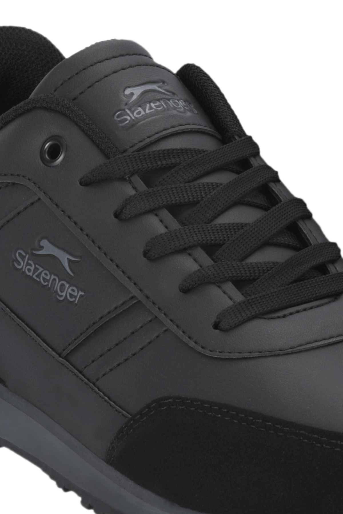 SLAZENGER ISPIRE I Erkek Büyük Beden Siyah / Siyah Günlük Spor Ayakkabısı görsel 4