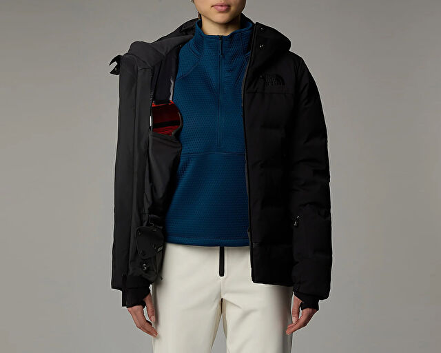 The North Face W Cirque Down Jacket Kadın Outdoor Montu (550 Dolgu Kaz Tüyü) NF0A87WSJK31 Siyah görsel 4