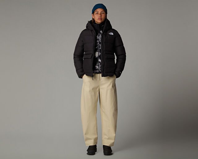 The North Face W Gotham Kadın Outdoor Montu (600 Dolgu Kaz Tüyü) NF0A84IW4H01 Siyah görsel 5