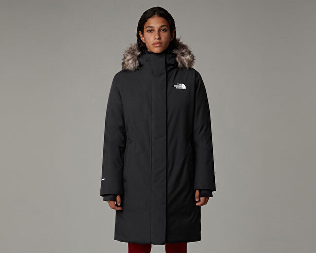 The North Face W Artic Parka Kadın Outdoor Montu NF0A84J24H01 Siyah görsel 6