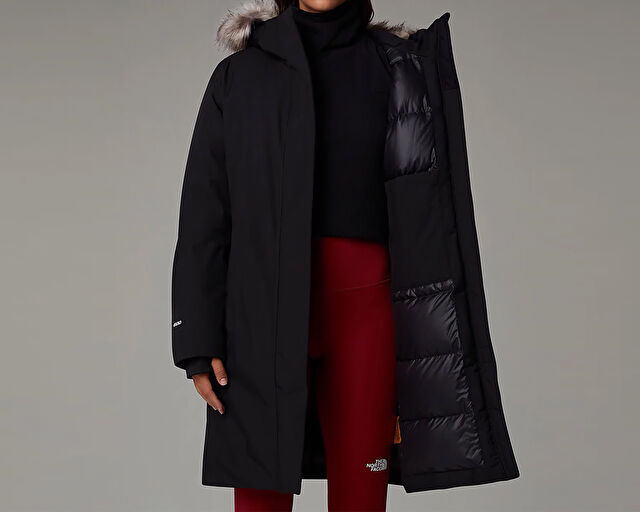 The North Face W Artic Parka Kadın Outdoor Montu NF0A84J24H01 Siyah görsel 8