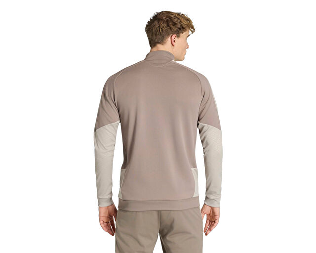 Adidas Tiro 26 Competition Tr Jkt Erkek Futbol Kamp Fermuarlı Sweatshirt KE9256 Kahverengi görsel 4