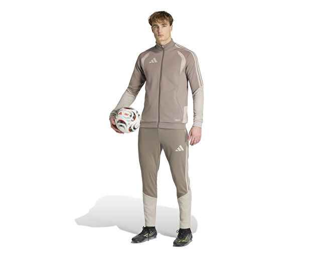 Adidas Tiro 26 Competition Tr Jkt Erkek Futbol Kamp Fermuarlı Sweatshirt KE9256 Kahverengi görsel 7
