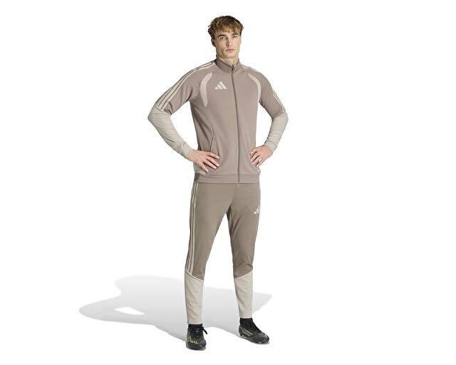Adidas Tiro 26 Competition Tr Jkt Erkek Futbol Kamp Fermuarlı Sweatshirt KE9256 Kahverengi görsel 8