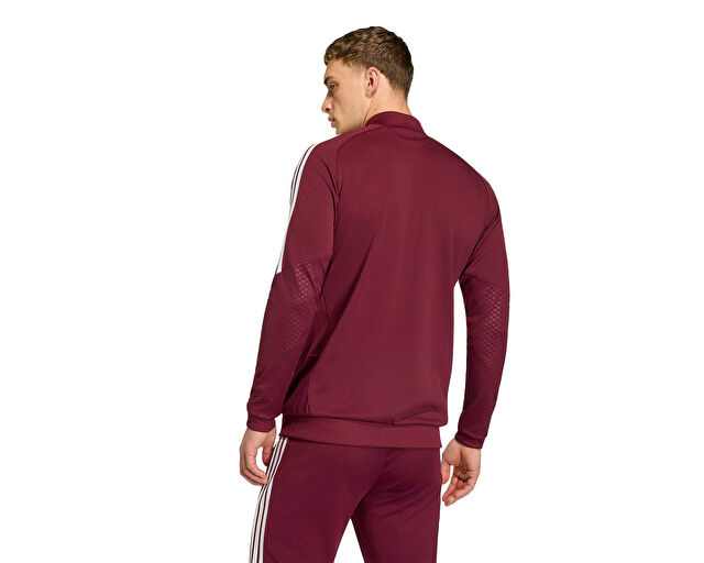 Adidas Tiro 26 Competition Tr Jkt Erkek Futbol Kamp Fermuarlı Sweatshirt KE9254 Kırmızı görsel 3