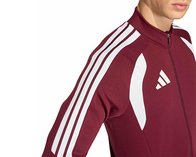 Adidas Tiro 26 Competition Tr Jkt Erkek Futbol Kamp Fermuarlı Sweatshirt KE9254 Kırmızı görsel 4