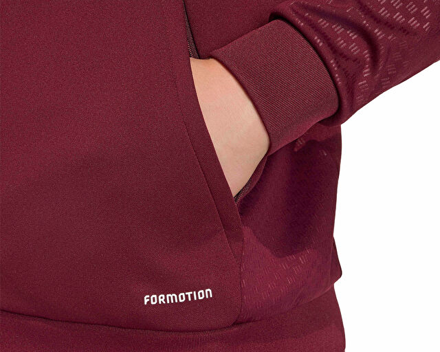 Adidas Tiro 26 Competition Tr Jkt Erkek Futbol Kamp Fermuarlı Sweatshirt KE9254 Kırmızı görsel 5