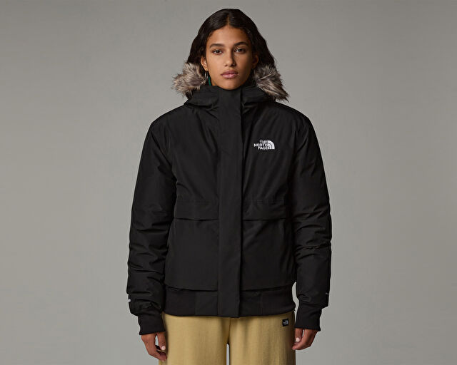 The North Face W Artic Bomber Kadın Outdoor Montu NF0A84IY4H01 Siyah görsel 3