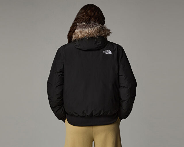 The North Face W Artic Bomber Kadın Outdoor Montu NF0A84IY4H01 Siyah görsel 4