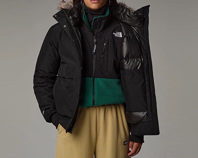 The North Face W Artic Bomber Kadın Outdoor Montu NF0A84IY4H01 Siyah görsel 5