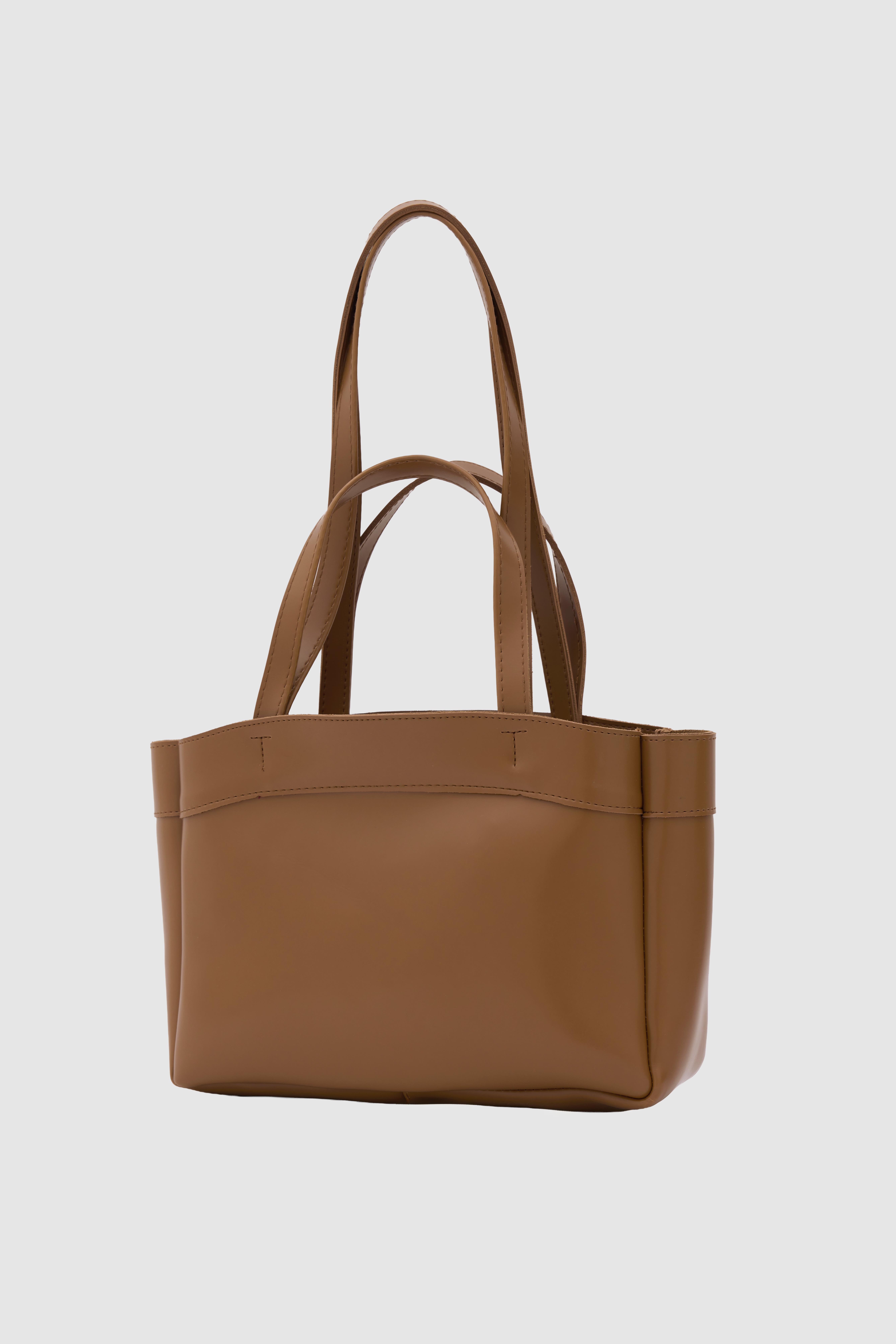 Shulebags Marlove Deri Omuz Çantası Taba görsel 2