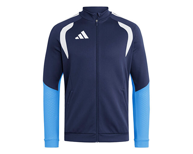 Adidas Tiro 26 Competition Tr Jkt Erkek Futbol Kamp Fermuarlı Sweatshirt JY8865 Lacivert görsel 3
