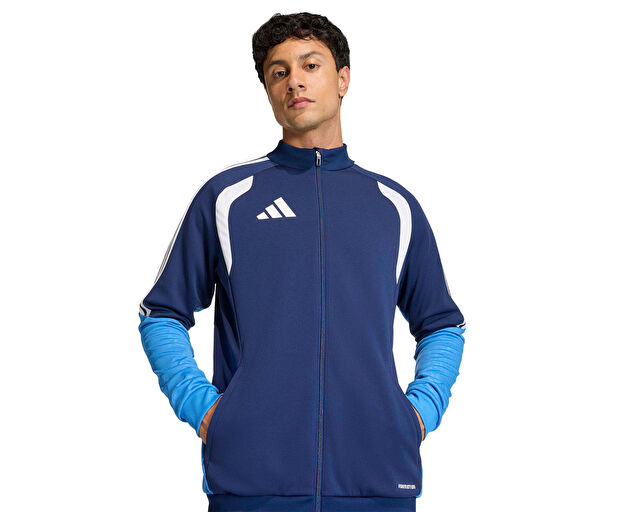 Adidas Tiro 26 Competition Tr Jkt Erkek Futbol Kamp Fermuarlı Sweatshirt JY8865 Lacivert görsel 5