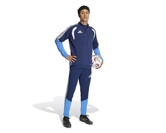 Adidas Tiro 26 Competition Tr Jkt Erkek Futbol Kamp Fermuarlı Sweatshirt JY8865 Lacivert görsel 7