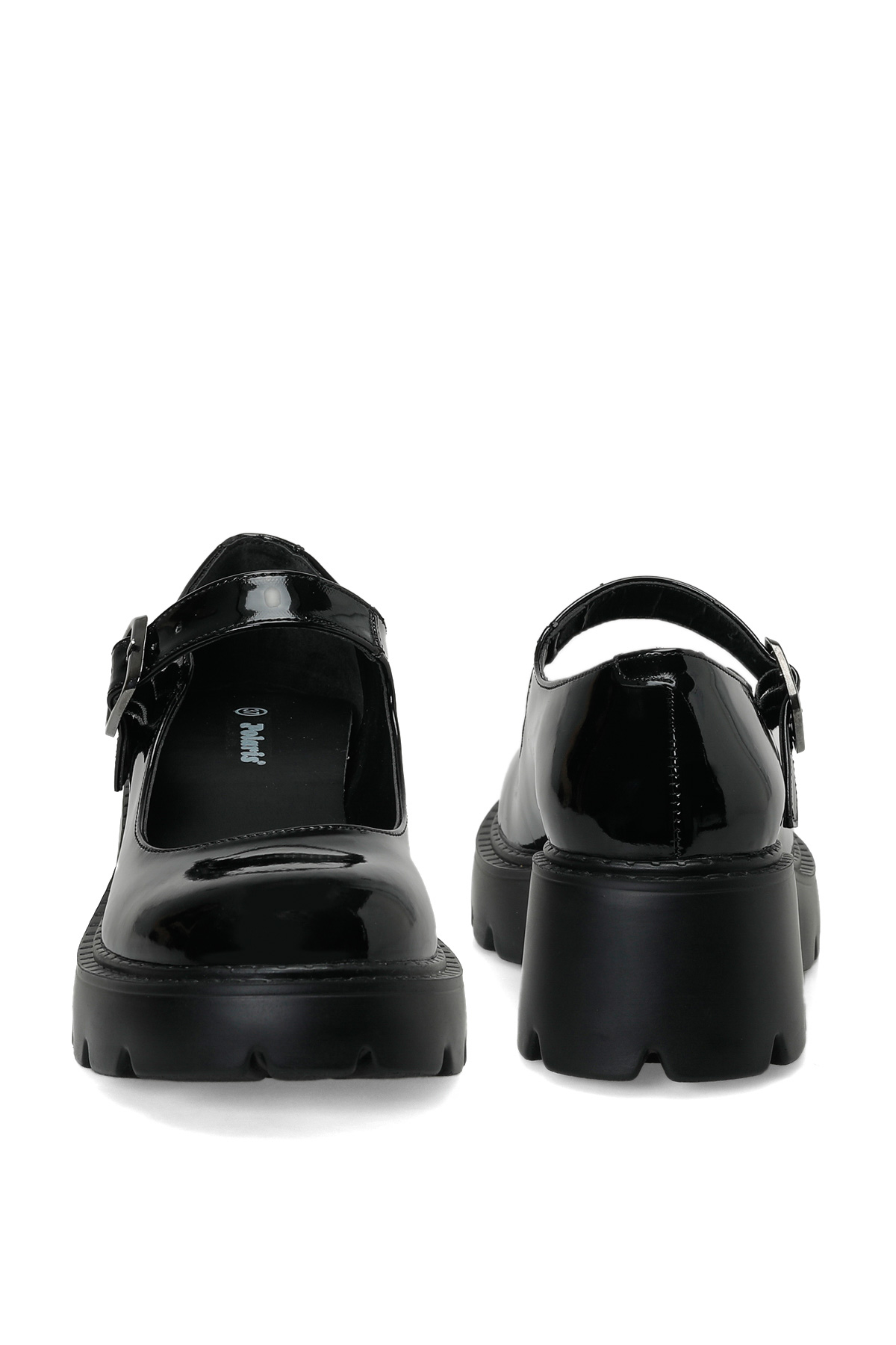 Polaris 326500.Z Siyah Kadın Loafer görsel 5