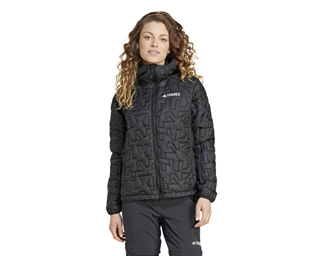Adidas W Terrex Xpr Lf Ho Jkt Kadın Outdoor Montu IT3229 Siyah