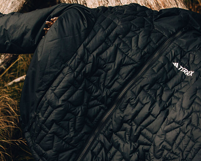 Adidas W Terrex Xpr Lf Ho Jkt Kadın Outdoor Montu IT3229 Siyah görsel 2