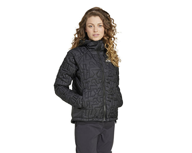 Adidas W Terrex Xpr Lf Ho Jkt Kadın Outdoor Montu IT3229 Siyah görsel 6