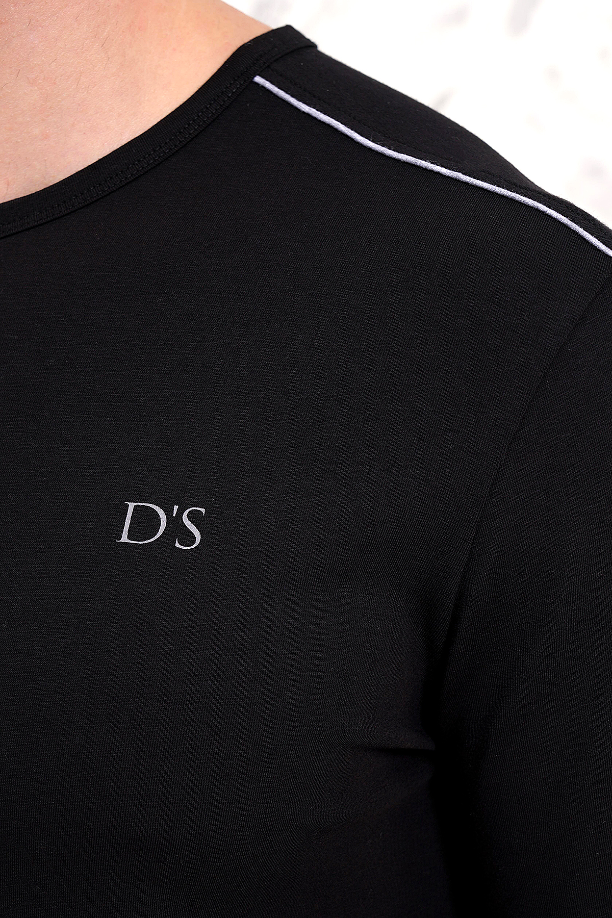 D'S damat Maschio Pamuk Pijama Takımı SİYAH görsel 5