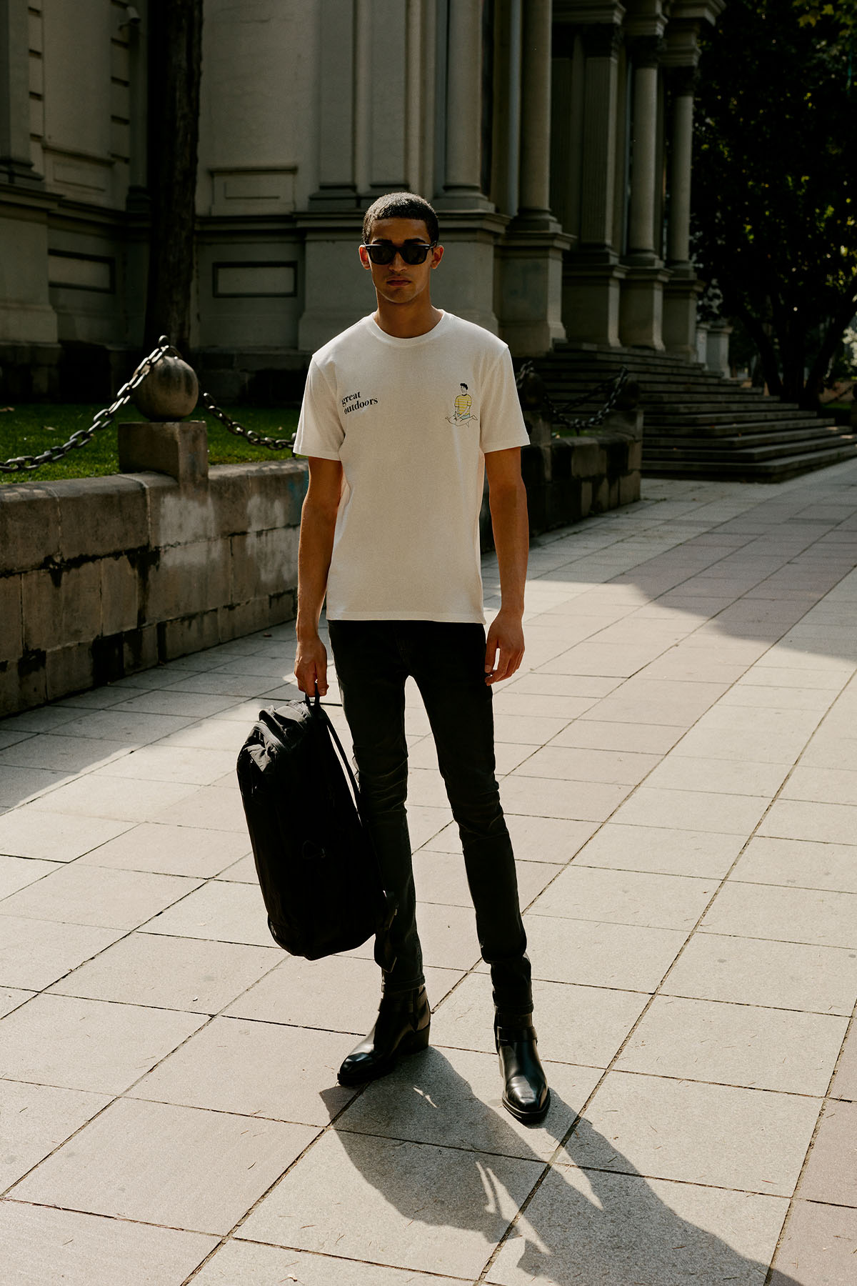 AC&Co / Altınyıldız Classics Erkek Siyah Ekstra Slim Fit Dar Kesim Rıss Pamuklu Esnek Denim Jean Pantolon görsel 2