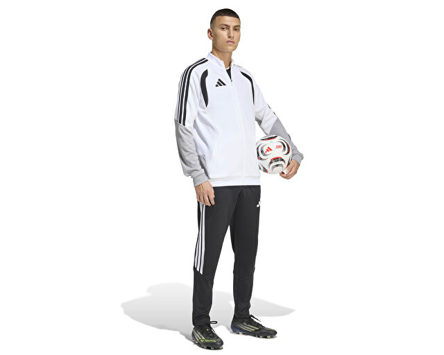 Adidas Tiro 26 Competition Tr Jkt Erkek Futbol Kamp Fermuarlı Sweatshirt KA7682 Beyaz görsel 3