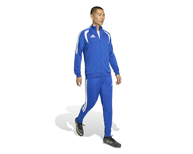 Adidas Tiro26L Tr Jkt Erkek Futbol Kamp Fermuarlı Sweatshirt JY7210 Mavi görsel 6