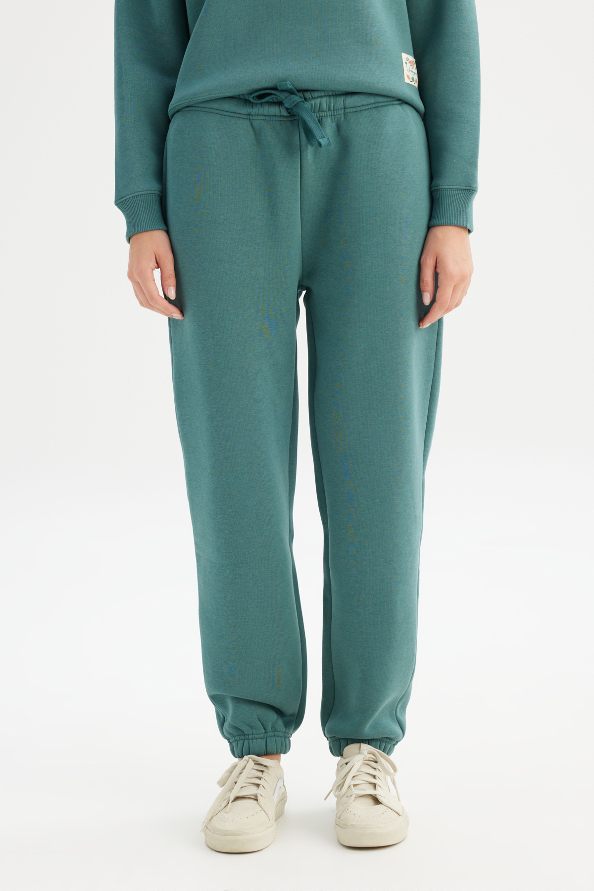 Wrangler Regular Fit Normal kesim Ribanalı Paça Yeşil Jogger Sweatpant görsel 2