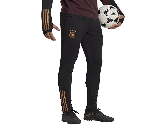 Adidas Dfb Tr Pnt Erkek Futbol Eşofman Altı HF3995 Siyah görsel 3