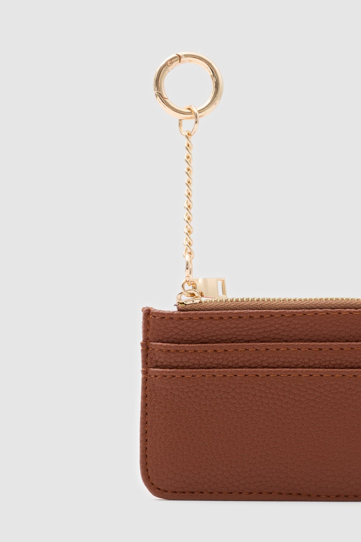 Shulebags Nook Fermuarlı Charm Kartlık Taba görsel 5