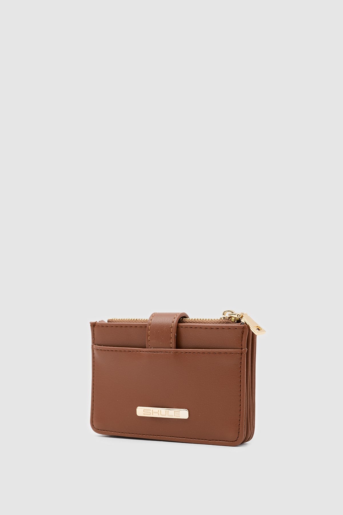 Shulebags Cleo Fermuarlı Kadın Cüzdan Taba görsel 2