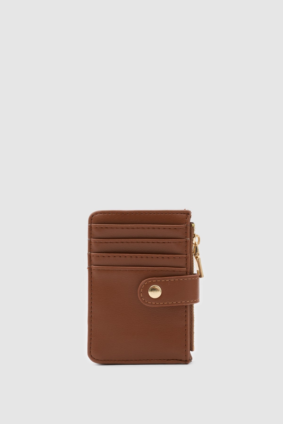 Shulebags Cleo Fermuarlı Kadın Cüzdan Taba görsel 3