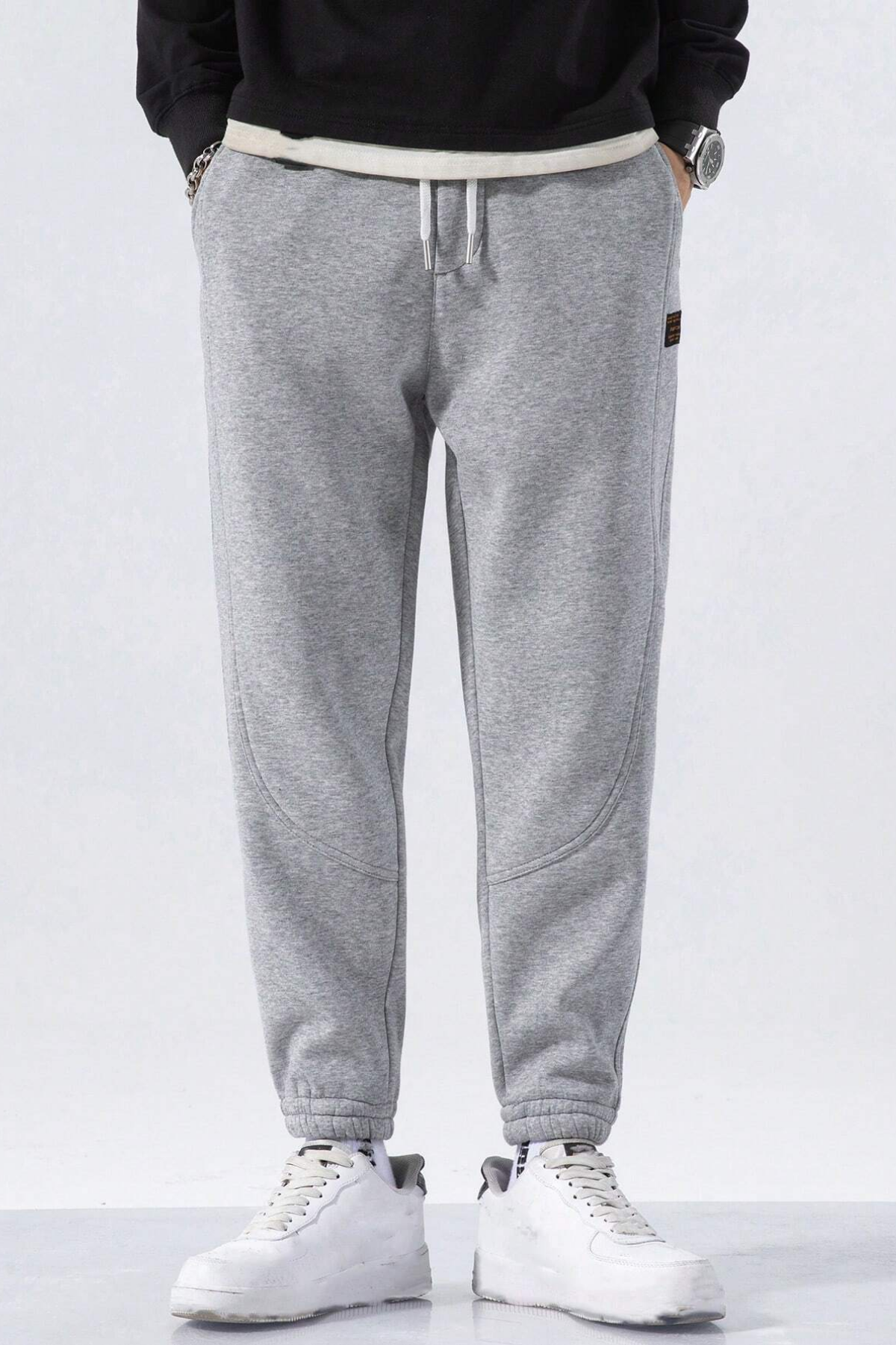 Genius Store Genıus Store Erkek Eşofman İçi Polarlı Bağcıklı Bel Jogger Spor Eşofman Altı SPOR-ESF001 görsel 3