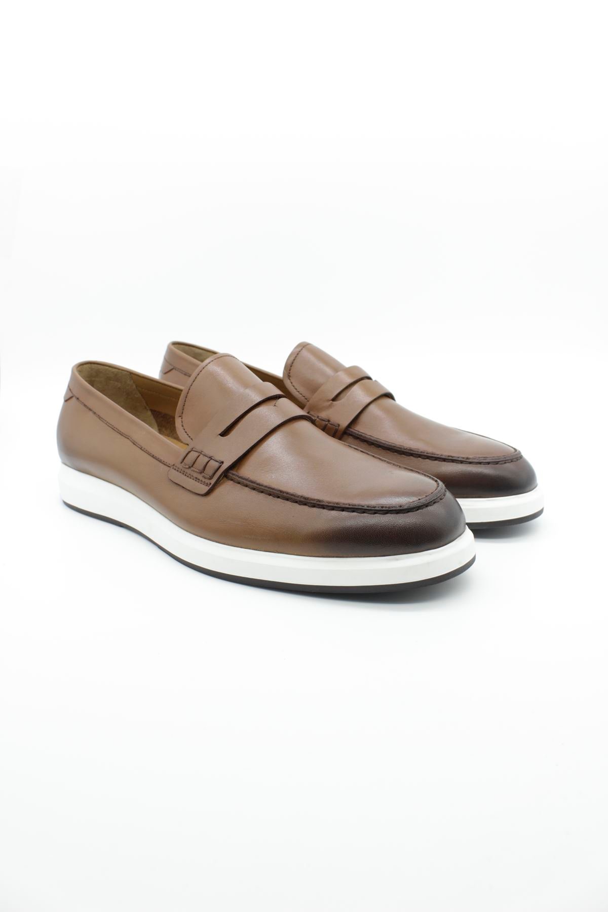 İMZA %100 Deri Bağcıksız-Tokasız Casual Ayakkabı 1033250155 görsel 2