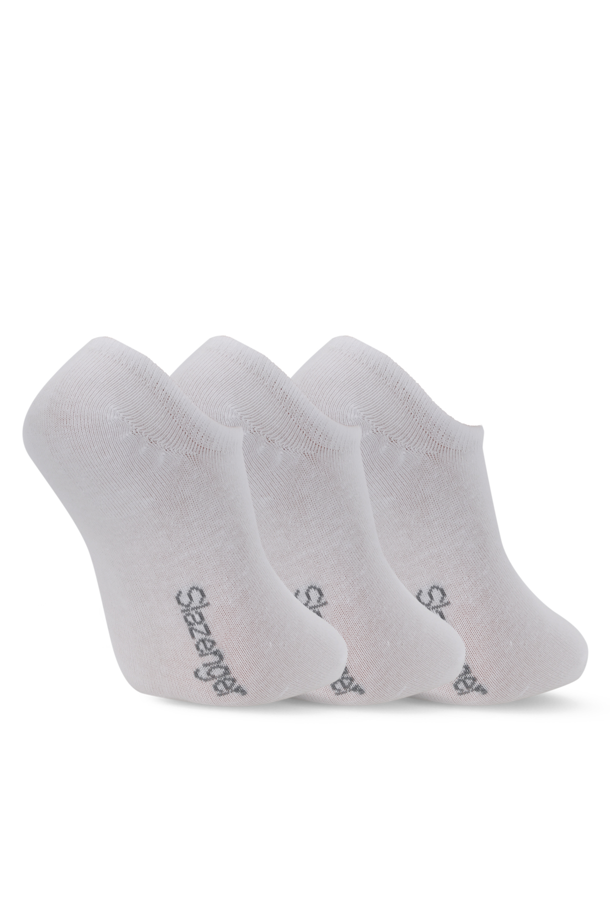 SLAZENGER JACKED 3 lü Erkek Beyaz Çorap görsel 2