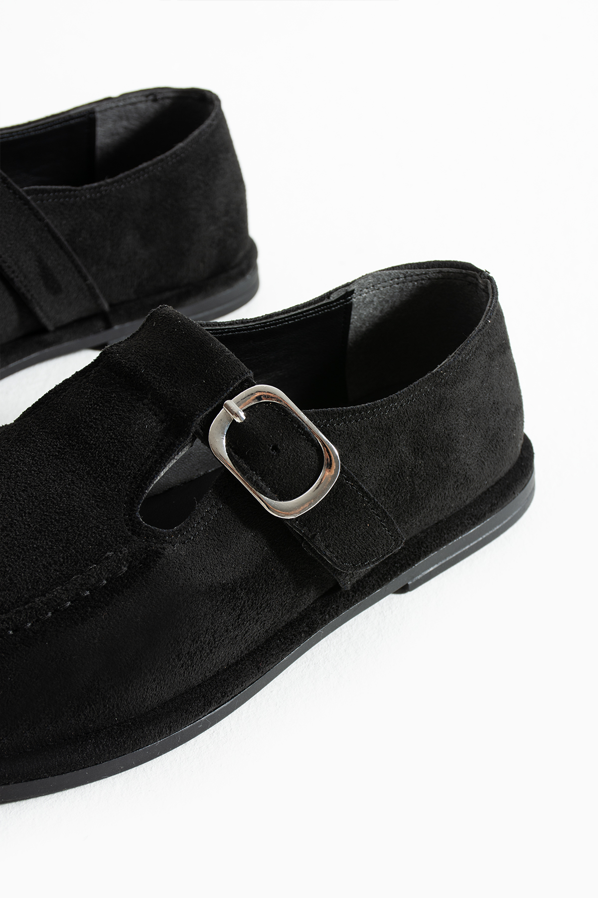 DUXAL SHOES Arabella Kadın Süet Toka Detaylı Günlük Loafer Ayakkabı görsel 6