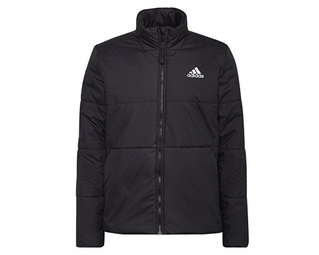 Adidas Bsc 3S ins Jkt Erkek Günlük Mont HG8758 Siyah görsel 4