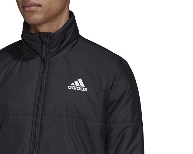 Adidas Bsc 3S ins Jkt Erkek Günlük Mont HG8758 Siyah görsel 5