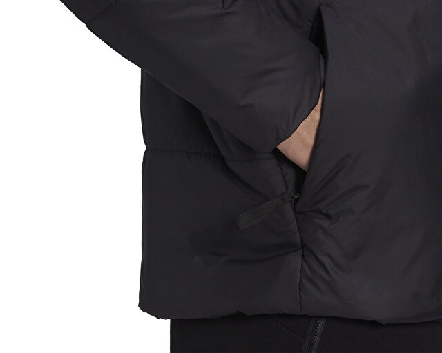 Adidas Bsc 3S ins Jkt Erkek Günlük Mont HG8758 Siyah görsel 7