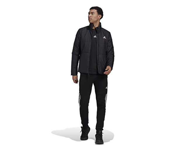 Adidas Bsc 3S ins Jkt Erkek Günlük Mont HG8758 Siyah görsel 8