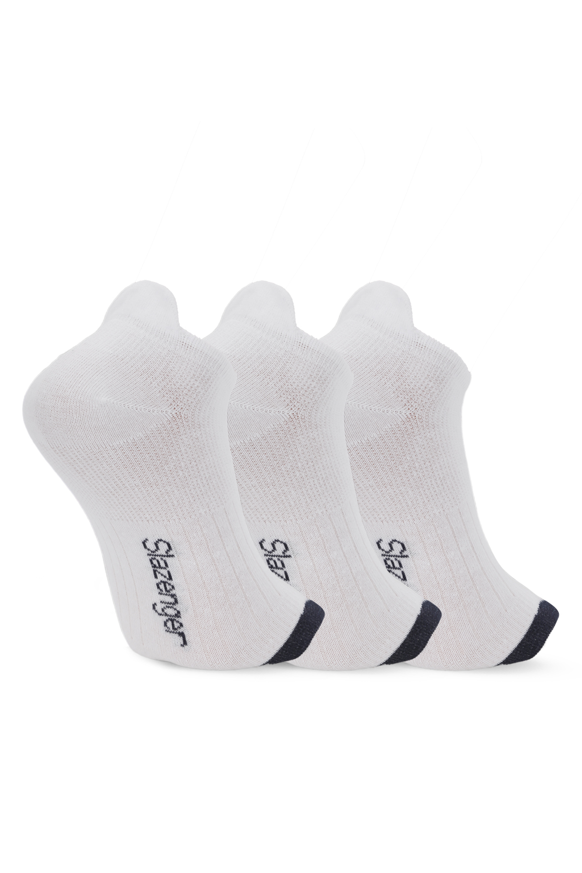 SLAZENGER JADEX 3 lü Erkek Beyaz Çorap görsel 2