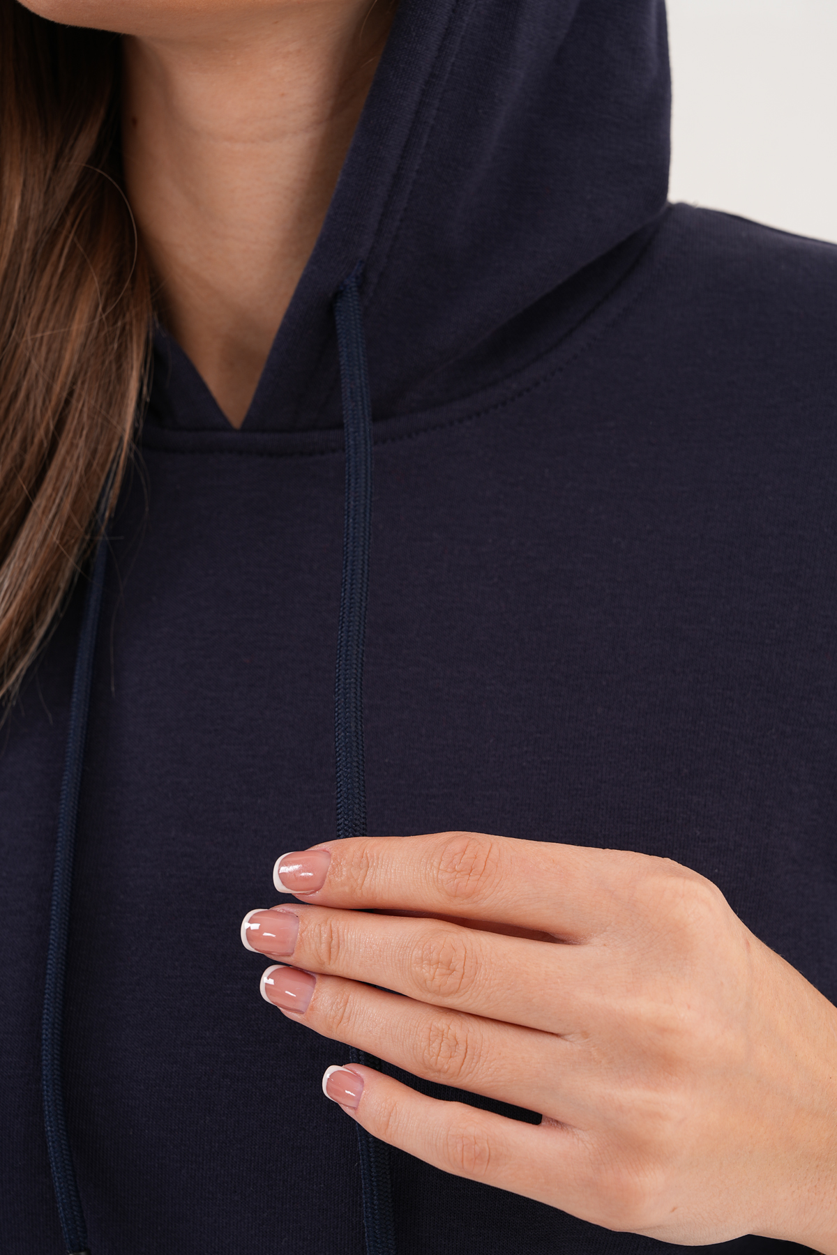 MİSS DÜNYA LİSSA Unisex %100 Pamuk Basic Premium Kapüşonlu Sweatshirt görsel 3