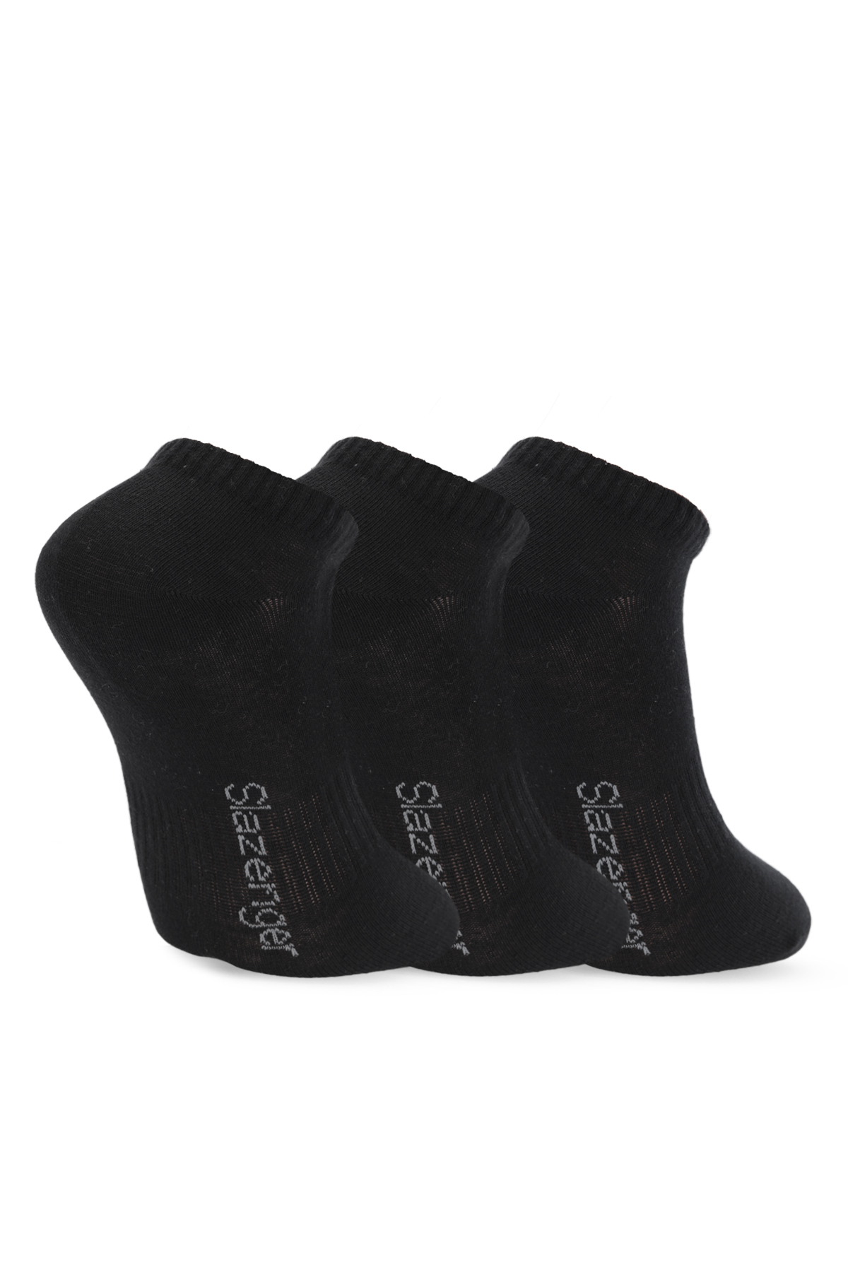 SLAZENGER JADIRA 3 lü Erkek Siyah Çorap görsel 2