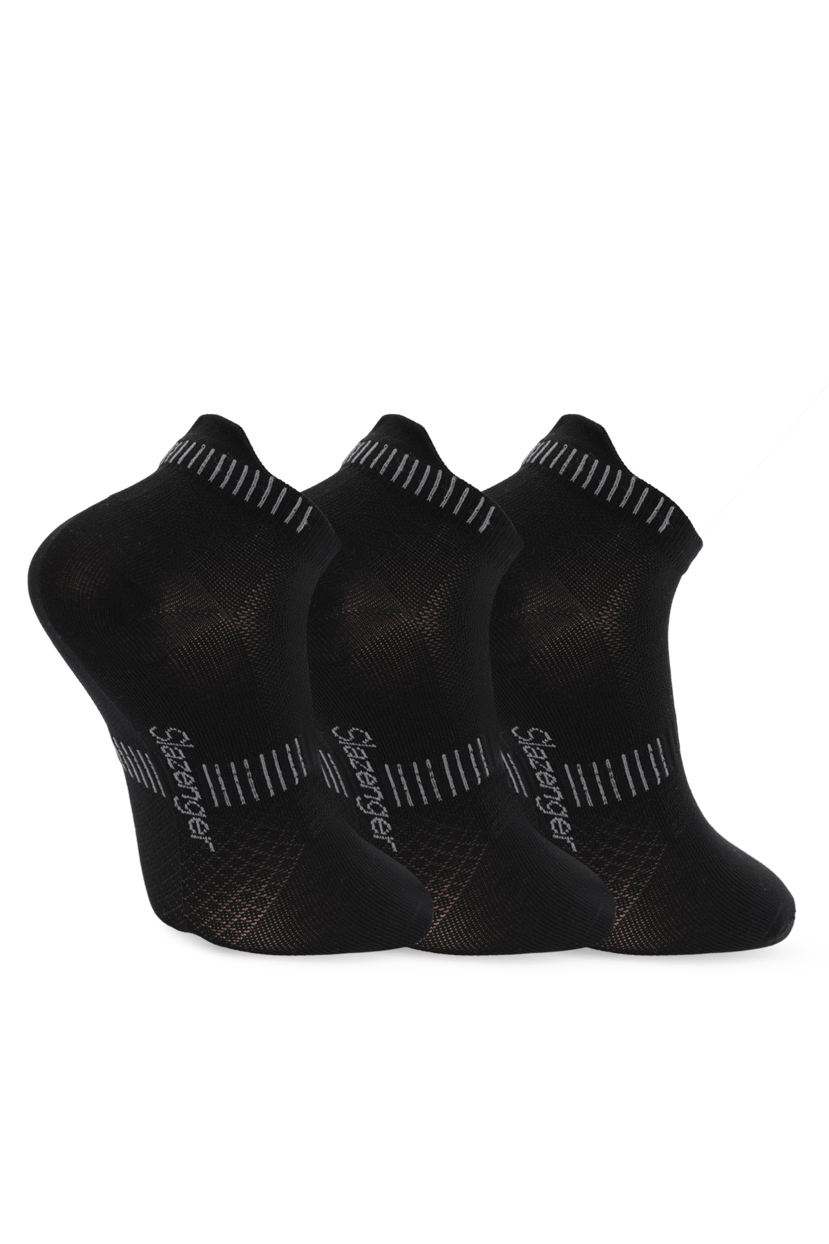 SLAZENGER JAGGER 3 lü Erkek Siyah Çorap görsel 2